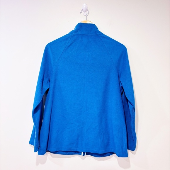 CAROLE HOCHMAN Blue fleece zip-up vest - Picture 10 of 10